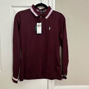 NWT Ralph Lauren RLX Long Sleeve Polo